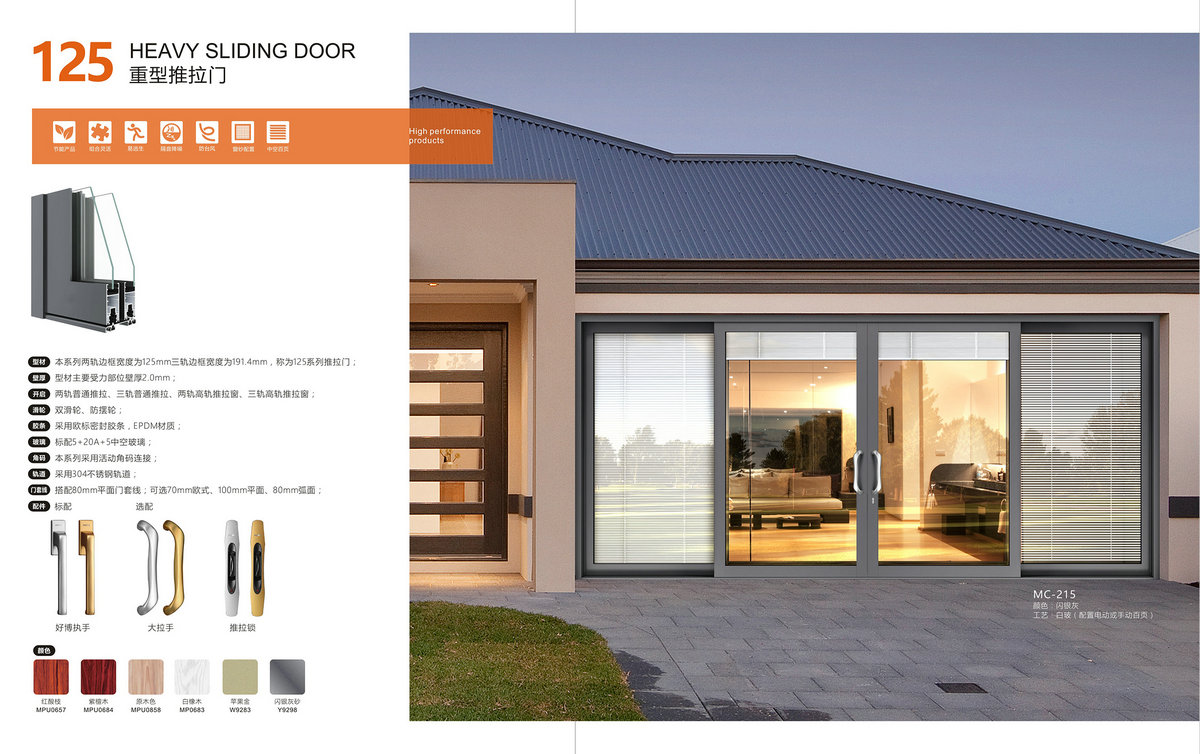 125重型推拉門