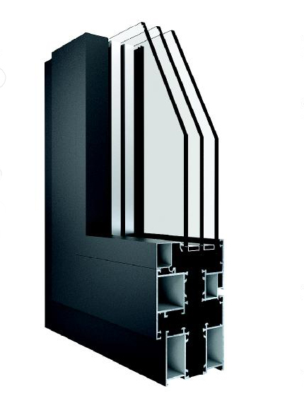 WY-TJGR70 (24 Gasket) Thermal Break Inward Open Casement Window